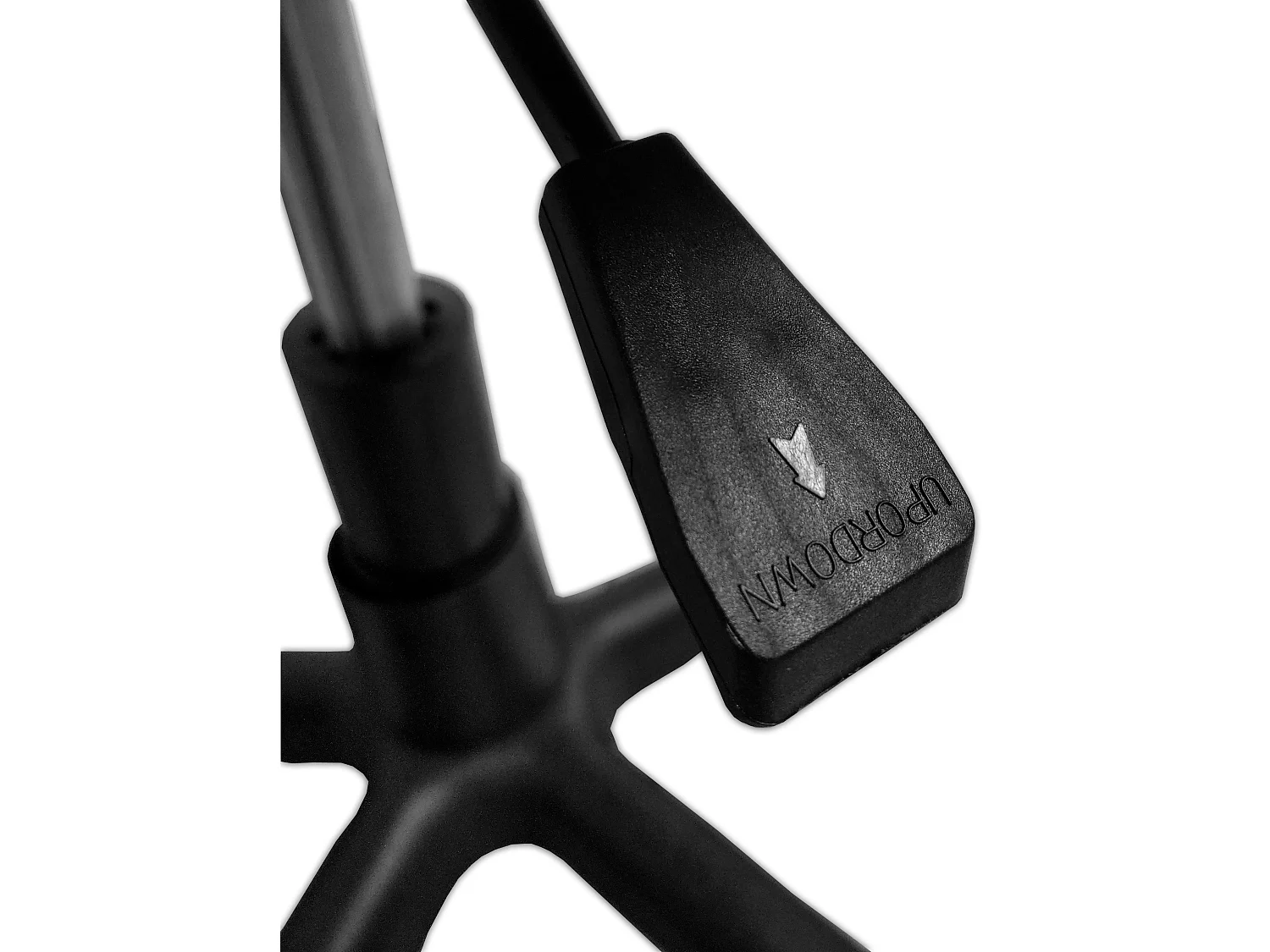 Draaistoel Elite FD-3 Rood - Verstelbare Zithoogte, Stoffen Bekleding, Max. Belastbaarheid 100kg