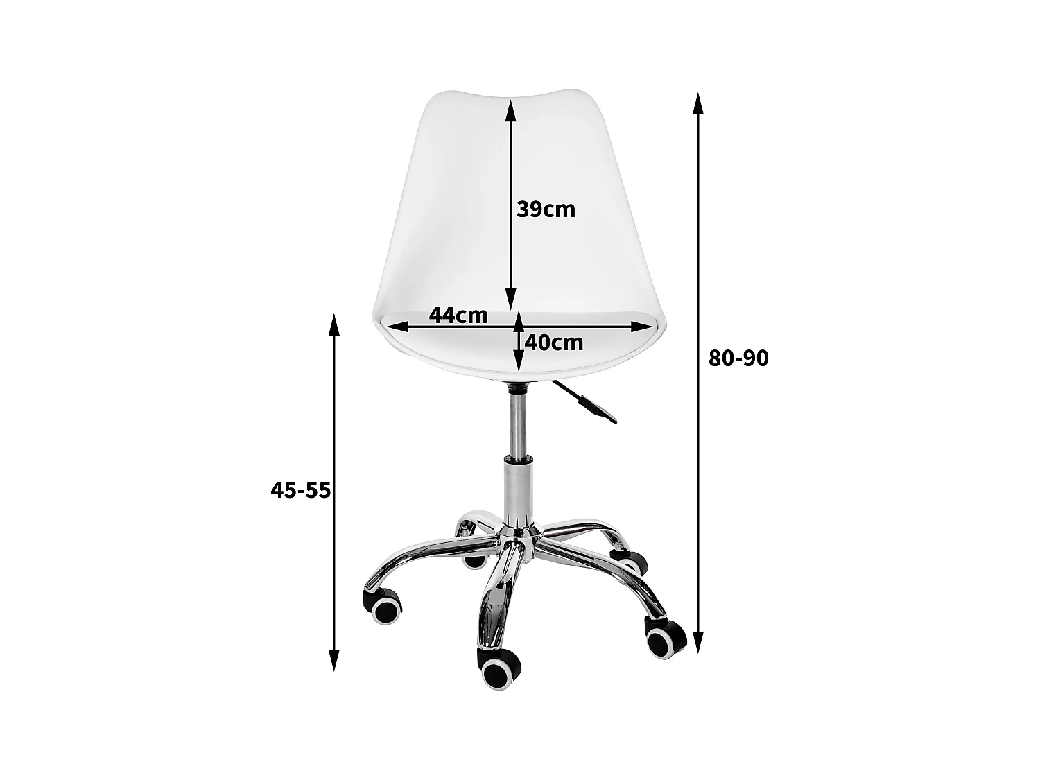 Fotel do biurka dziecięcy FD005 Biały