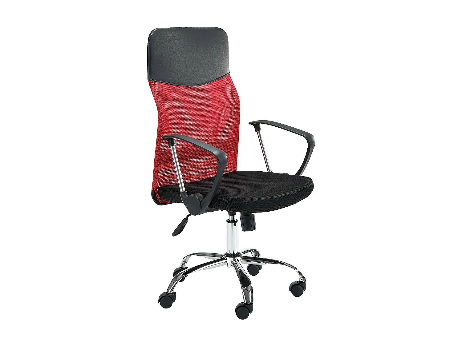 Silla de oficina OCF7 de malla Rojo