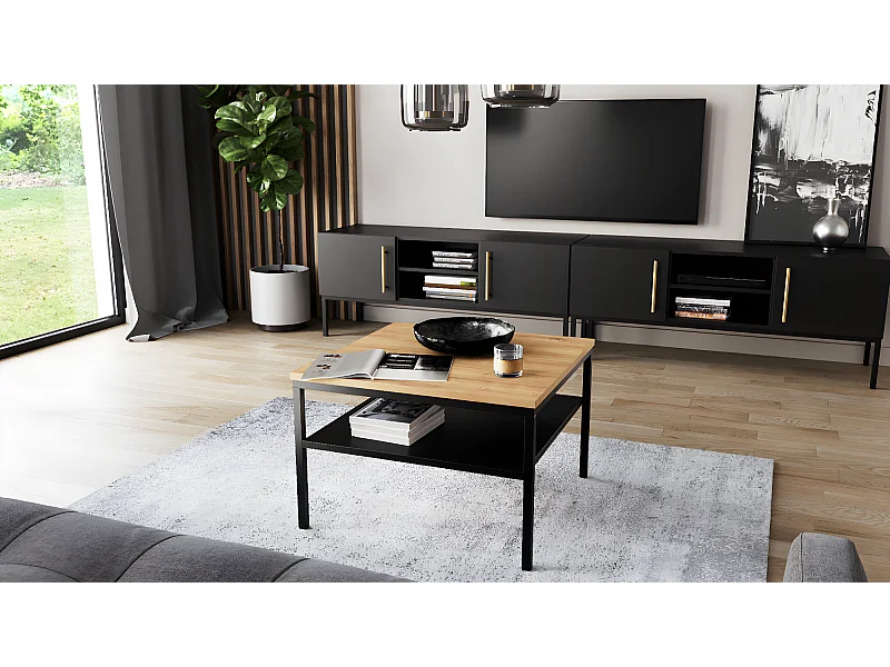 Couch Tisch Sono / Ab Lager/Sonoma&Schwarz