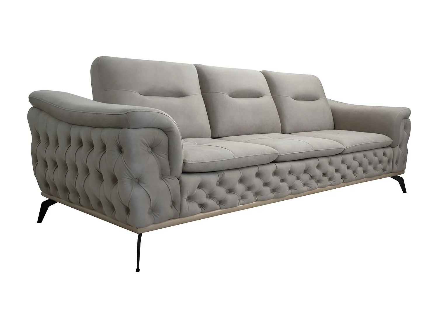 3 Pers. Canapé Weggis (de l'exposition)/Tissu/Beige