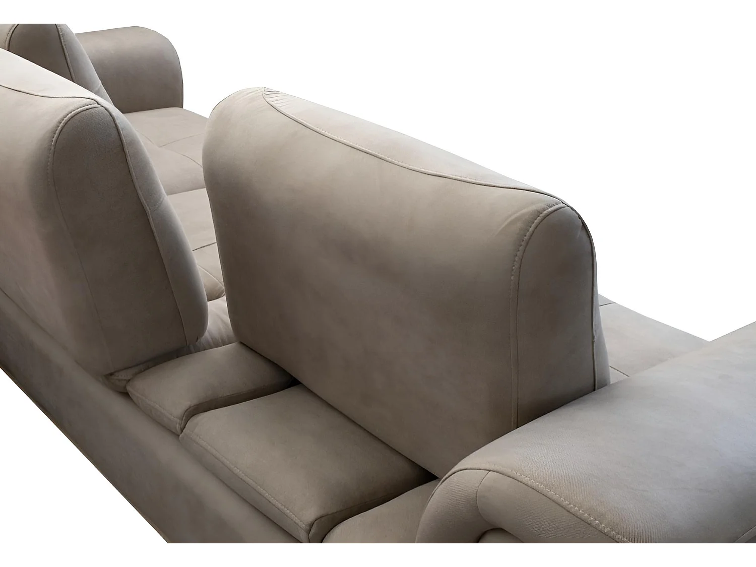 3 Pers. Canapé Weggis (de l'exposition)/Tissu/Beige