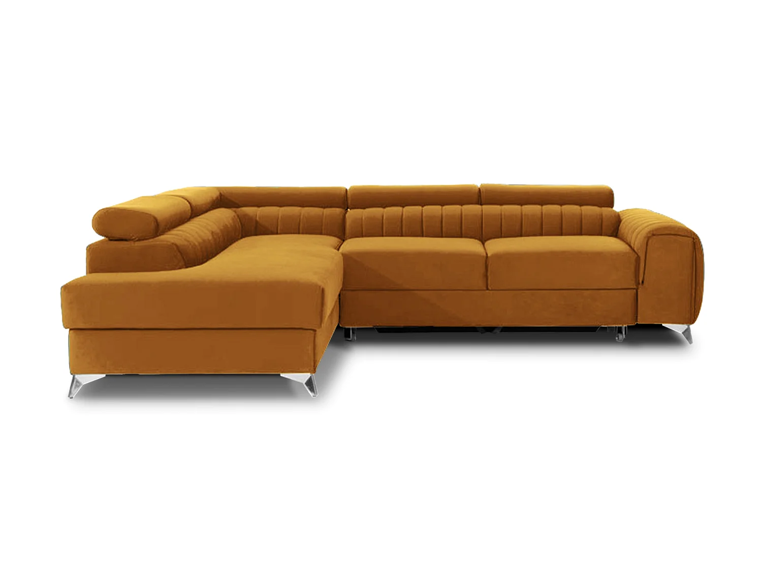 Couch Eva (117x192) / Ab Lager/Stoff-Blau