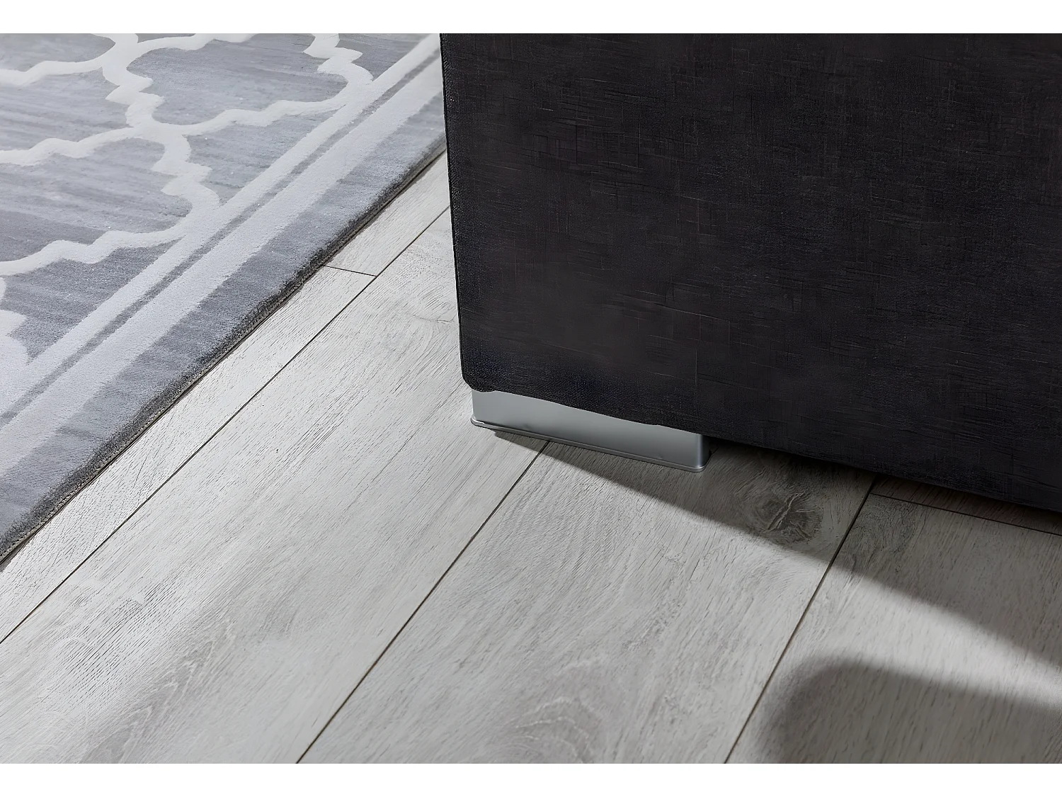 Box Spring Letto Marie M/160x200/Tessuto-Grigio