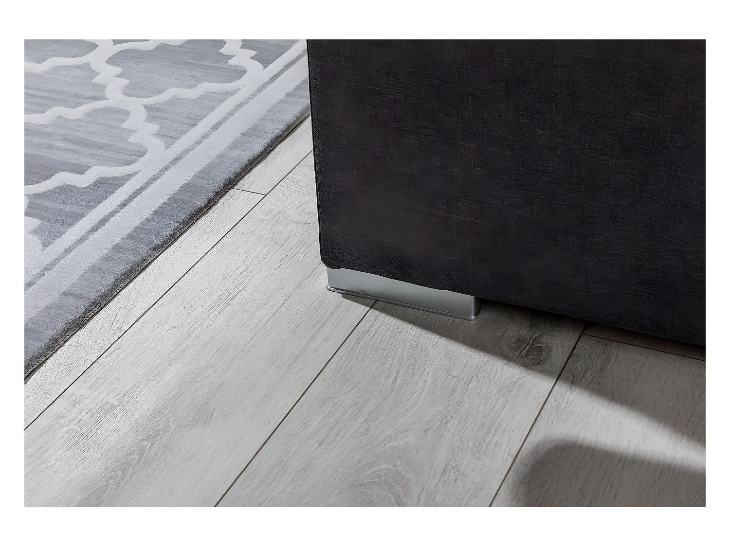 Boxspringbett Marie M/160x200/Stoff-Grau