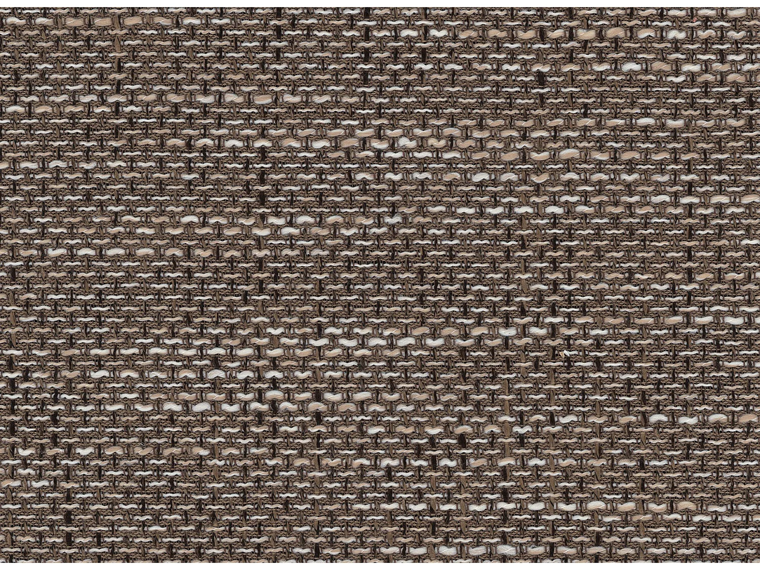 Canapé d'angle gauche convertible tissu beige clair chiné et simili marron Marka 275cm