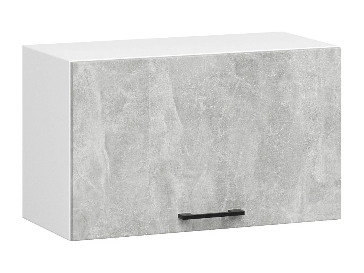 Complete Keuken, Keukenmeubelset OLIWIA met Verkblad 240 cm breed / Keukeneenheid zonder apparatuur / Beton Grijs - Wit / 240 x 203 x 46 cm