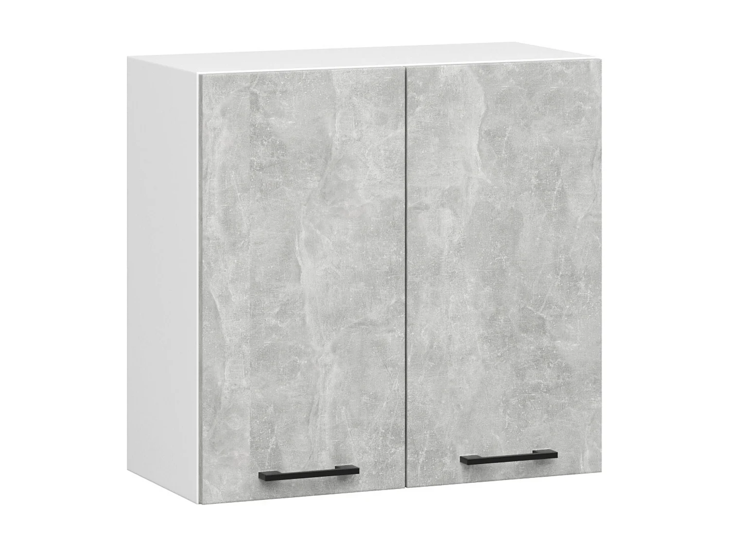 Complete Keuken, Keukenmeubelset OLIWIA met Verkblad 240 cm breed / Keukeneenheid zonder apparatuur / Beton Grijs - Wit / 240 x 203 x 46 cm