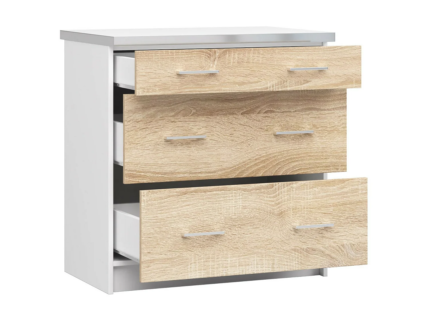 Keukenkast modulaire LIMA S80 met Verkblad / Onderkast met 3 Lades / AKORD Furniture Factory / 80 x 82 x 44,5 cm