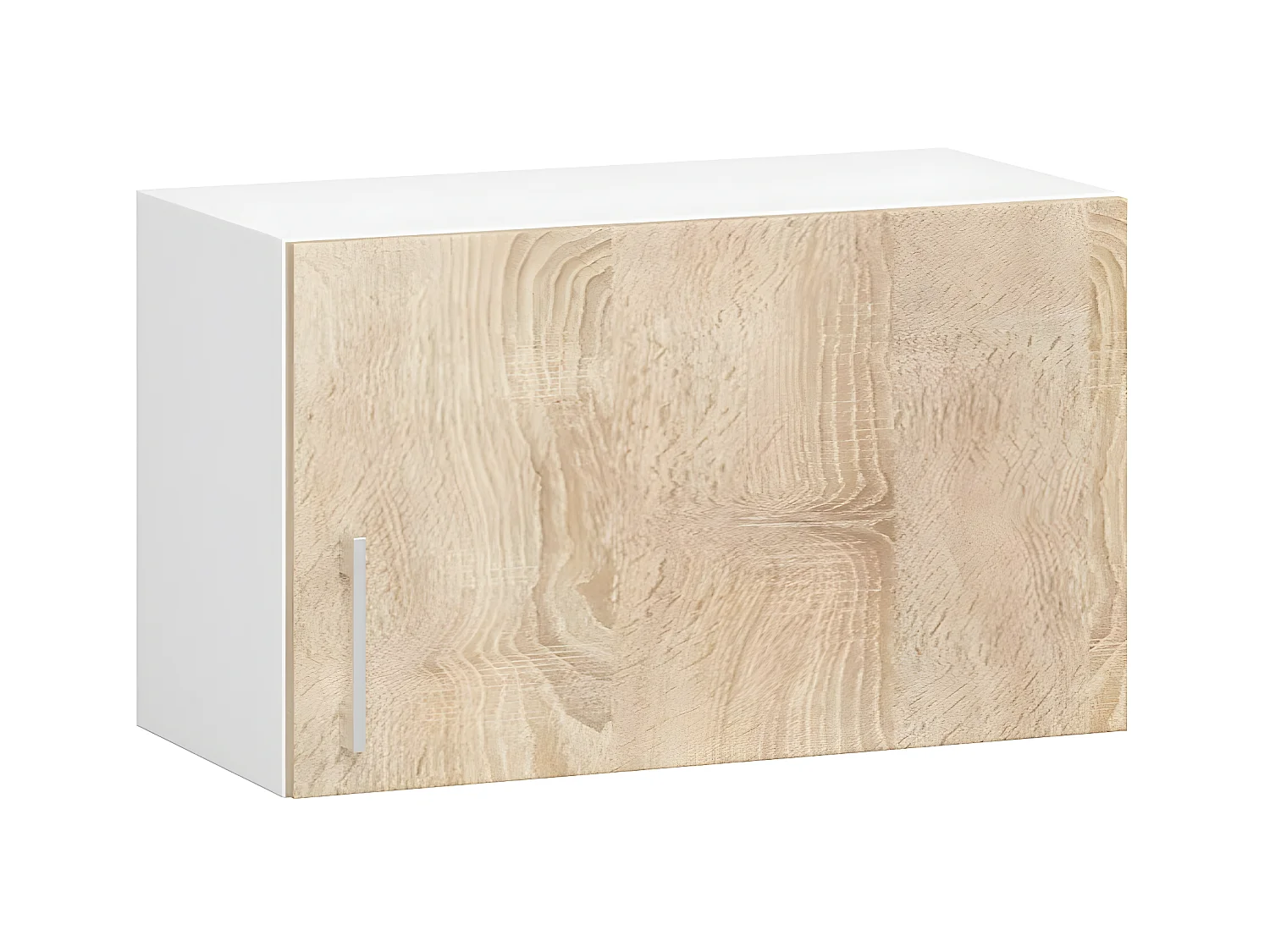 Armoires de cuisine haute AKORD W60 hotte LIMA Blanc 60 cm 1 porte couleur Chêne Sonoma 1 étagère 60x30,5x29 cm
