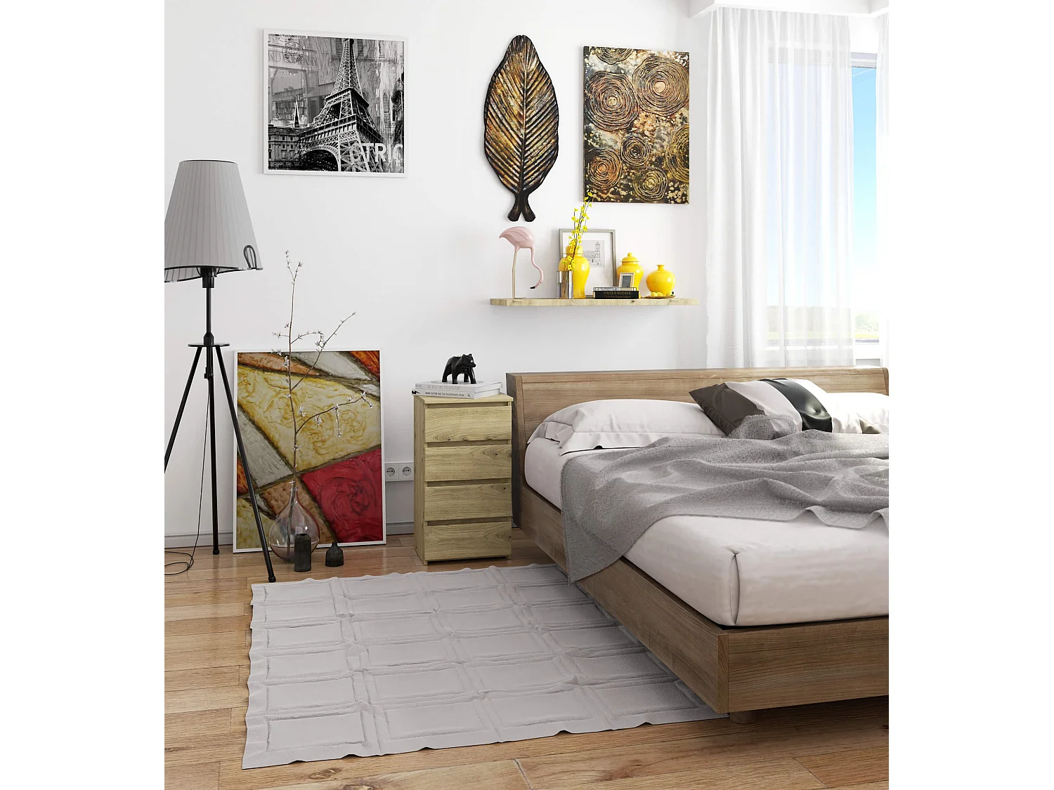 Kommode CL4 met 4 Lades / AKORD Furniture Factory / Artisan Eik / 40x74x35 cm