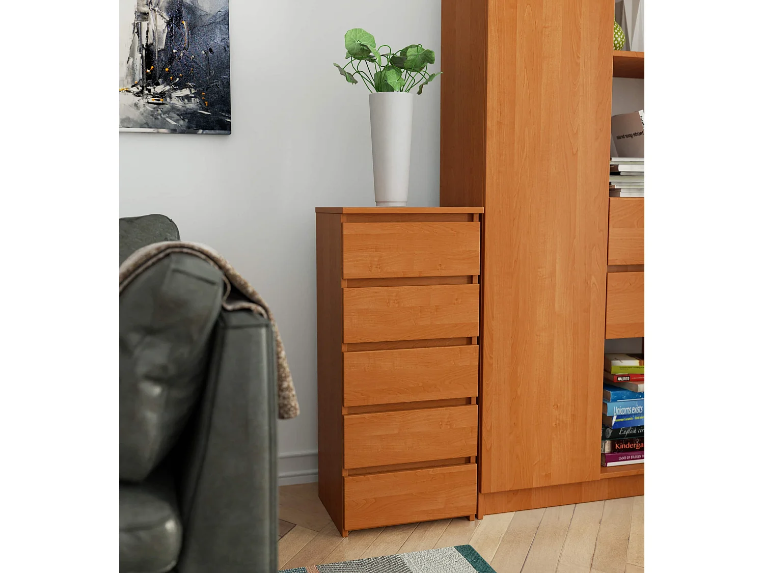 Ladekast CL5 met 5 Lades / AKORD Furniture Factory / Els / 40 x 92 x 35 cm