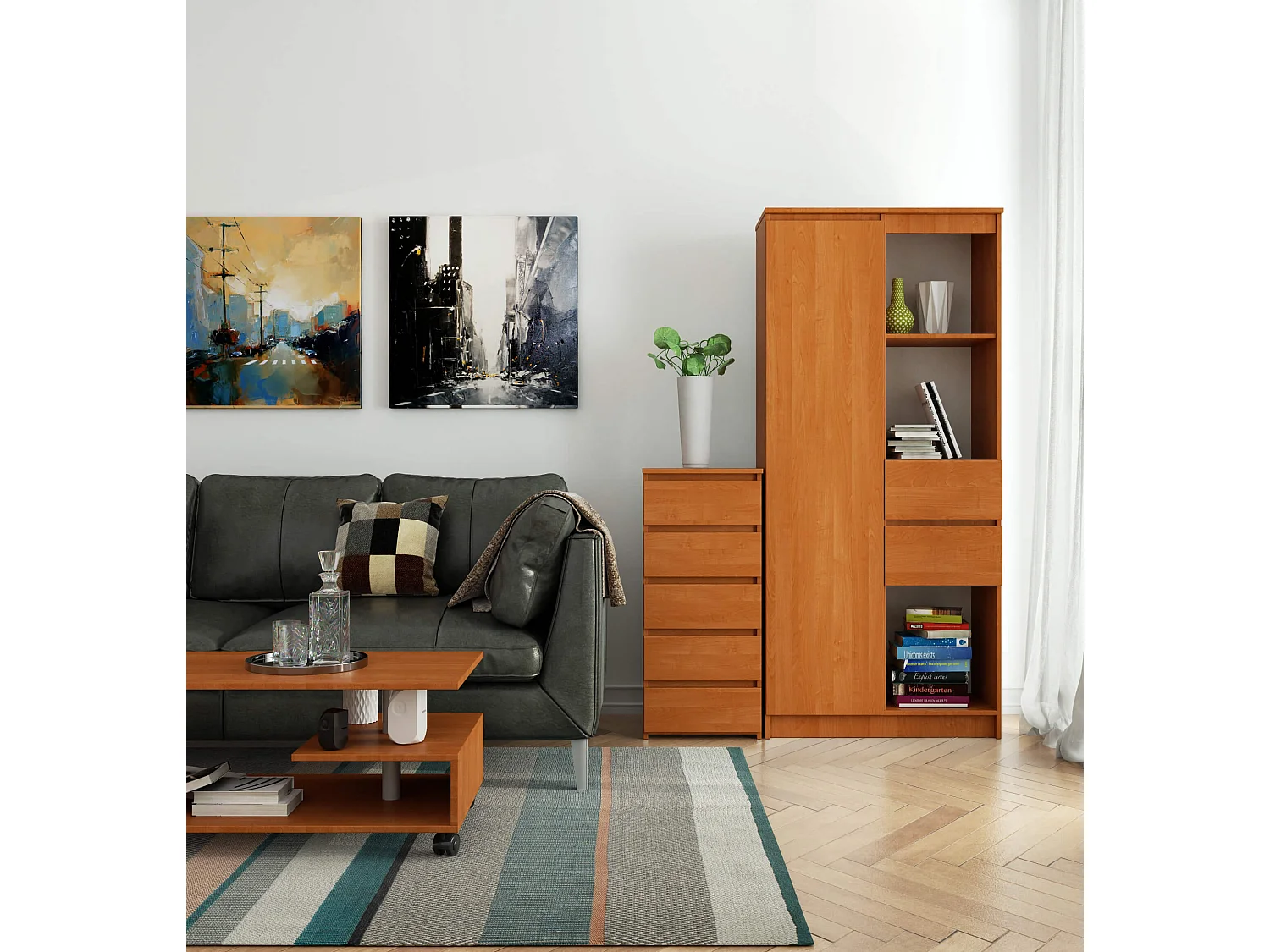 Ladekast CL5 met 5 Lades / AKORD Furniture Factory / Els / 40 x 92 x 35 cm