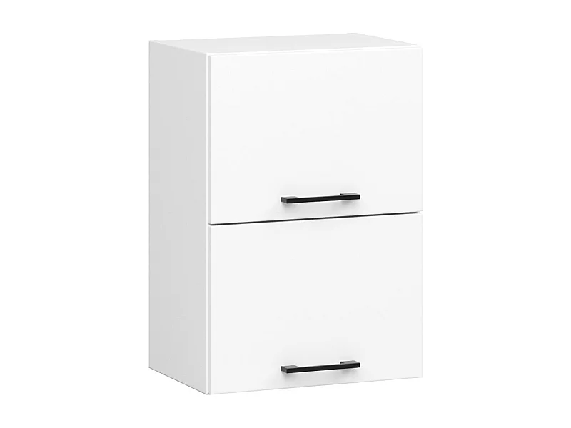 Armoires de cuisine haute AKORD W40 OLIWIA G2 Blanc 40 cm 2 portes façade Blanche 2 étagères 40x30x58 cm