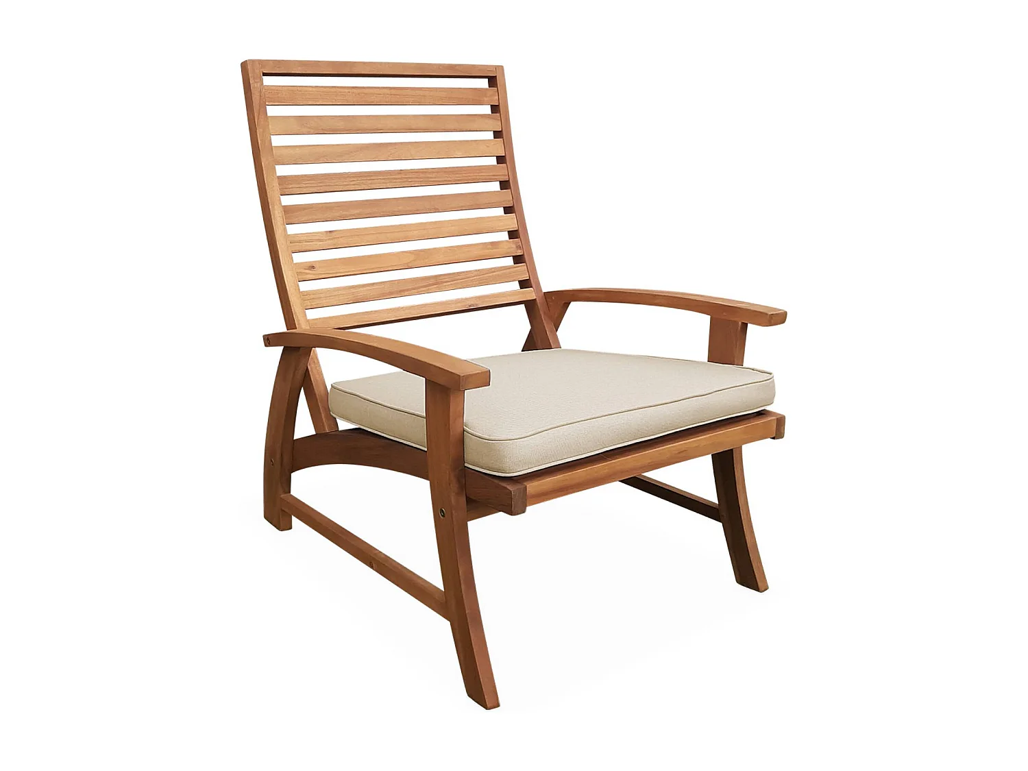 Lot de 2 chaises relaxantes. Puebla. 2 chaises. 2 reposes pieds. 75x59x71cm