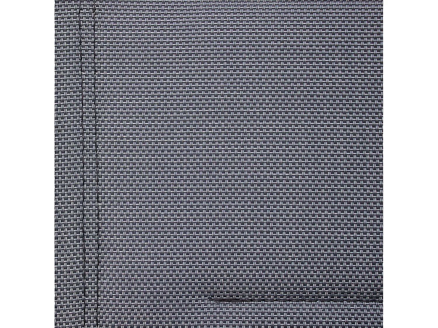 Set di 2 sedie da giardino moderne, alluminio, textilene, grigio