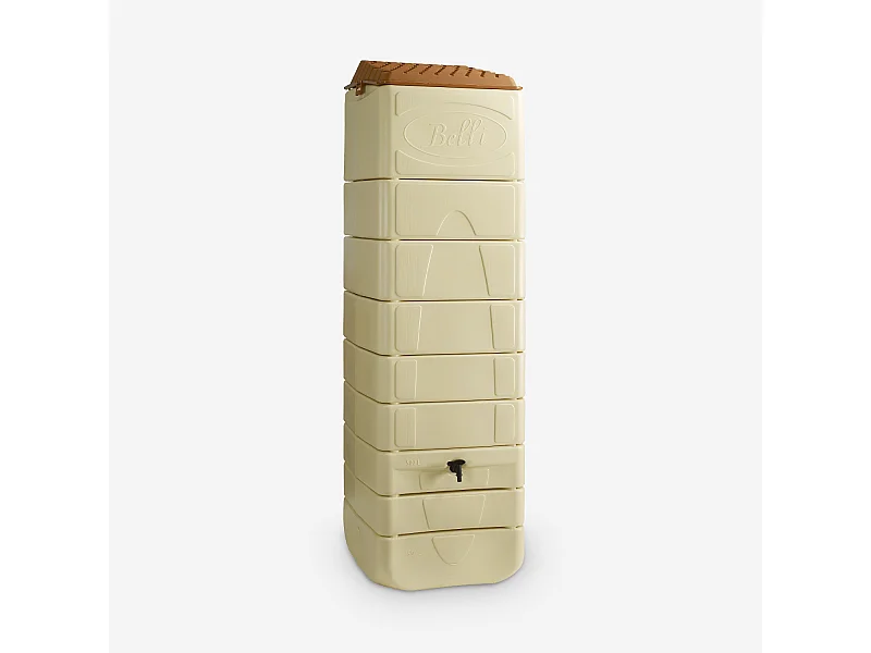 Colector de agua de pared de 650l beige