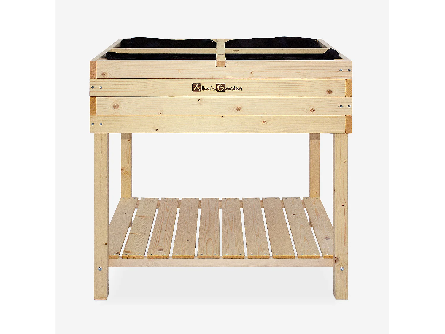 Carré potager sur pieds 80x60.  Anémone -  potager en épicéa finlandais