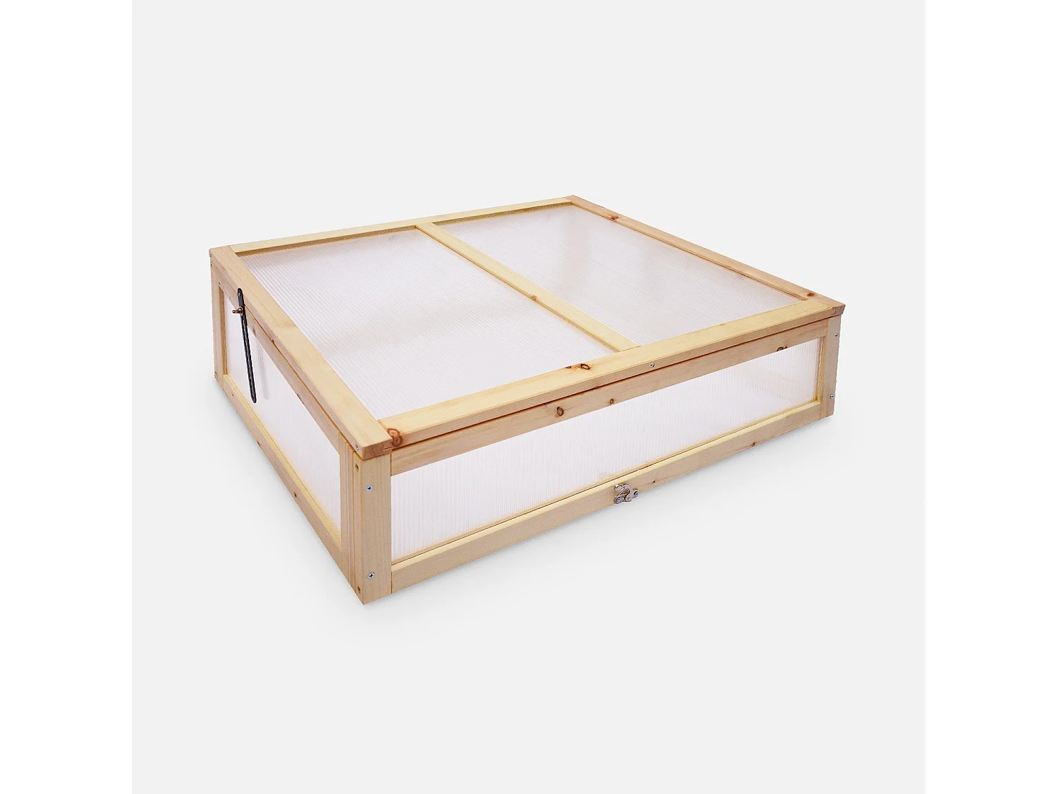 Orto rialzato in legno 80x60x109cm, marrone naturale