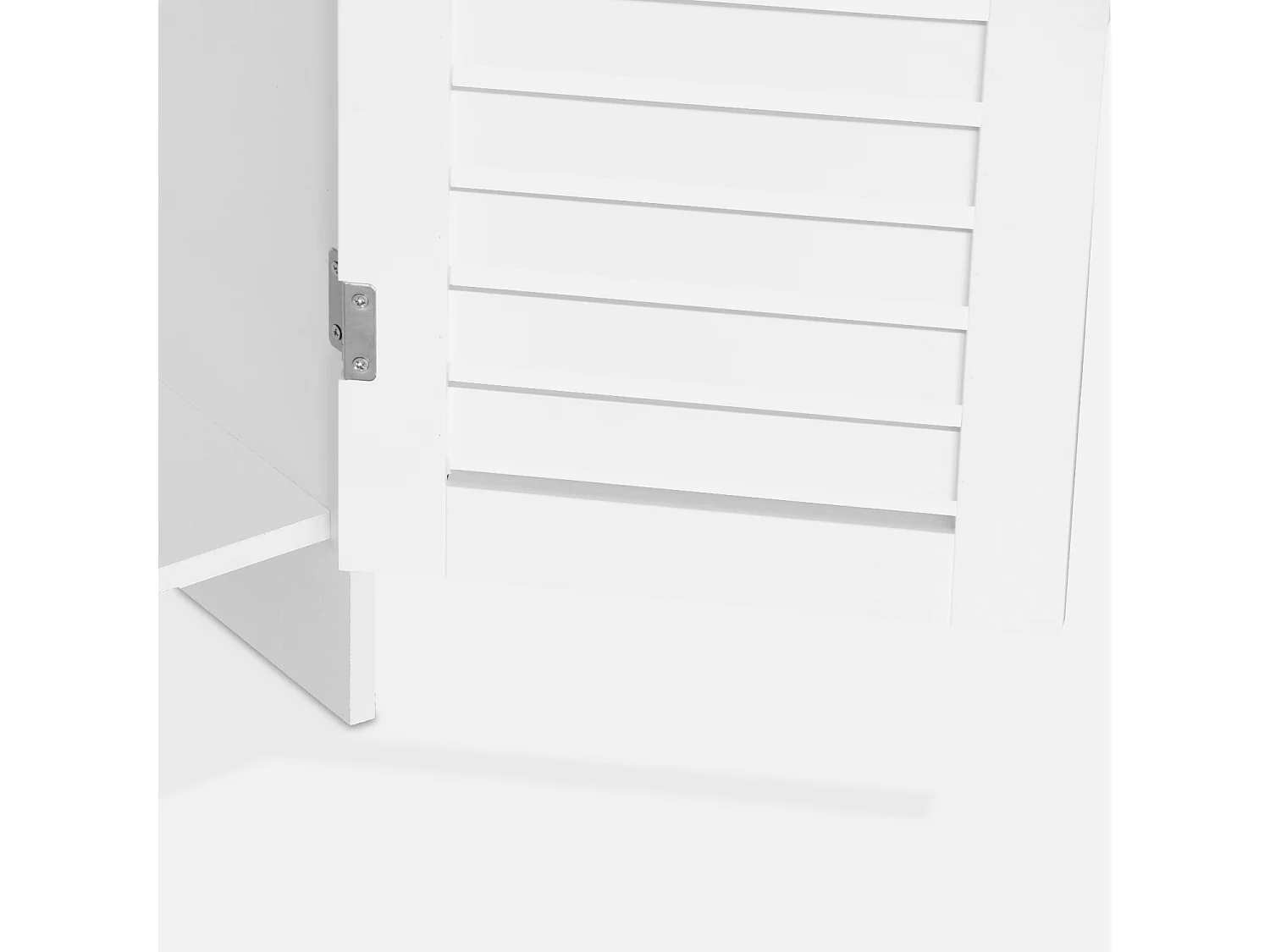 Meuble sous lavabo  - Rivage - 1 étagère. 2 portes ajourées. 2 niveaux de rangement