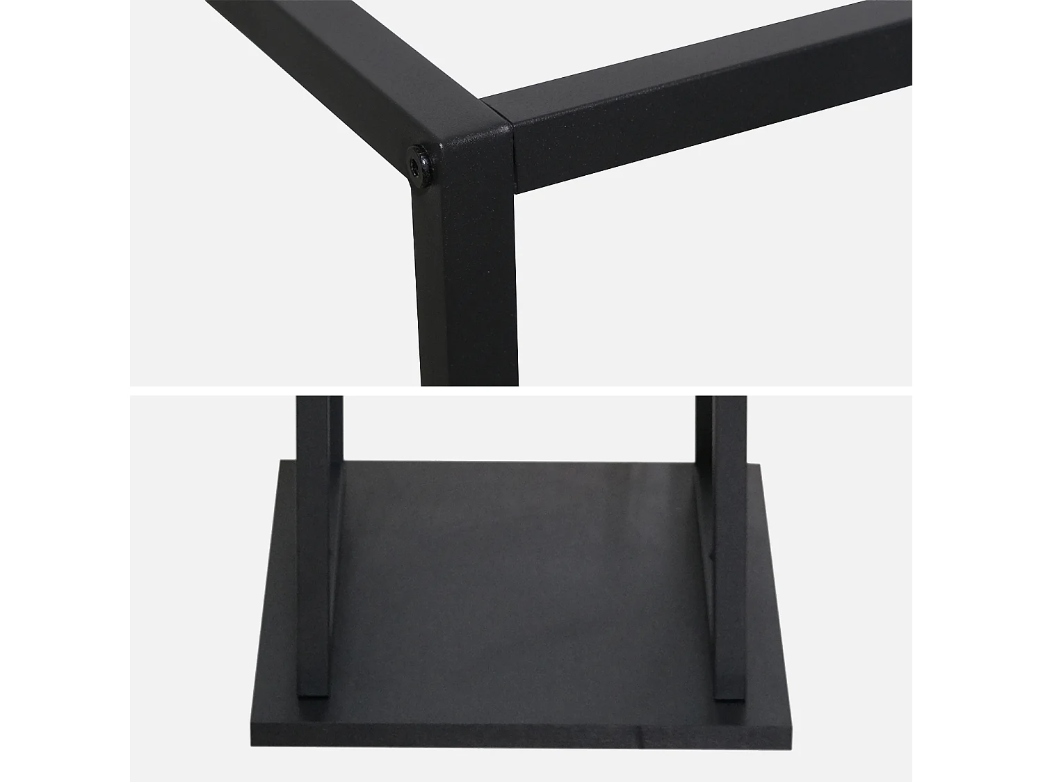 Caja de almacenaje vertical de interior, 112cm negro