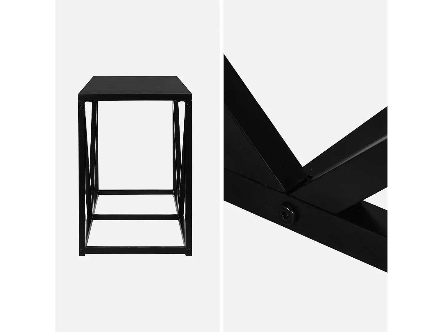 Portaceppi interno, 100cm nero