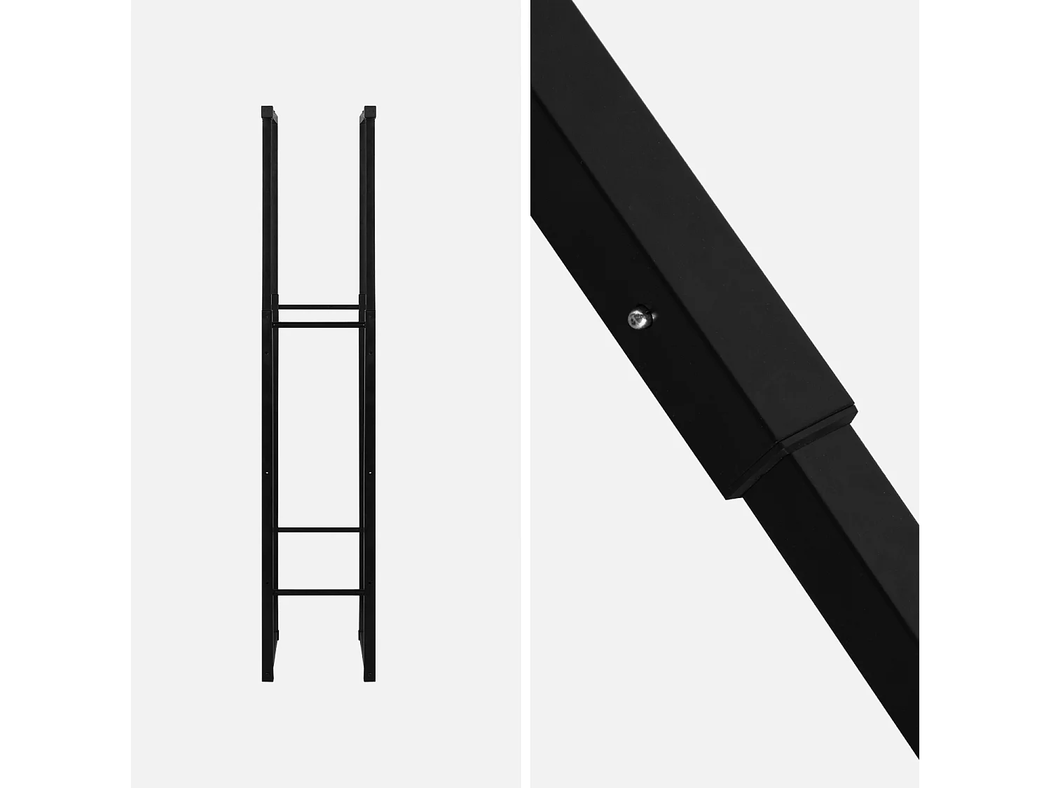 Portaceppi interno modulare, 150cm, nero