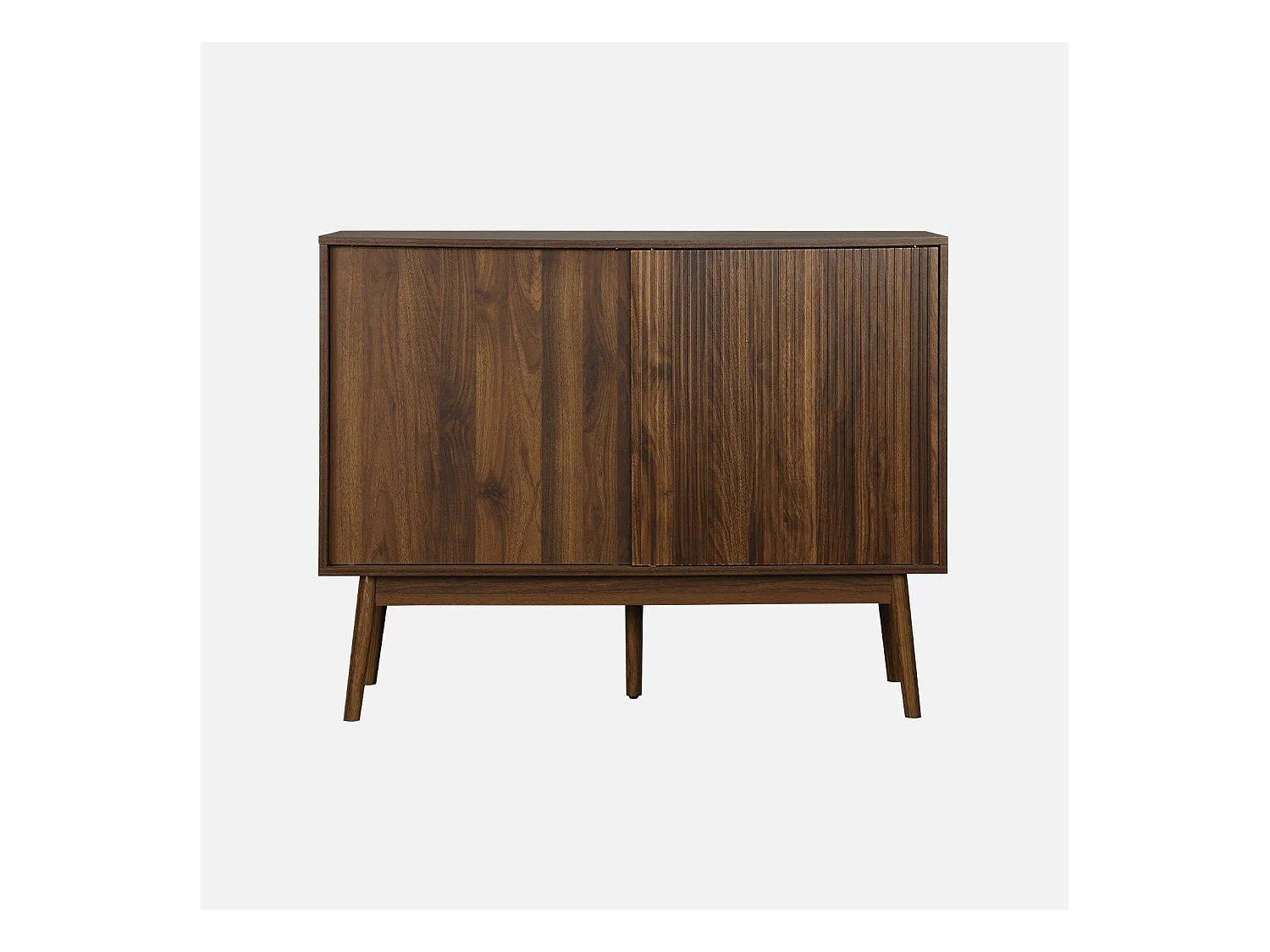 Aparador de efecto madera, 115cm madera oscura