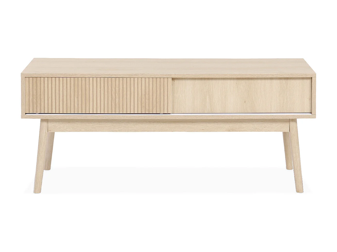 Mueble tv escandinavo efecto madera, 115cm madera