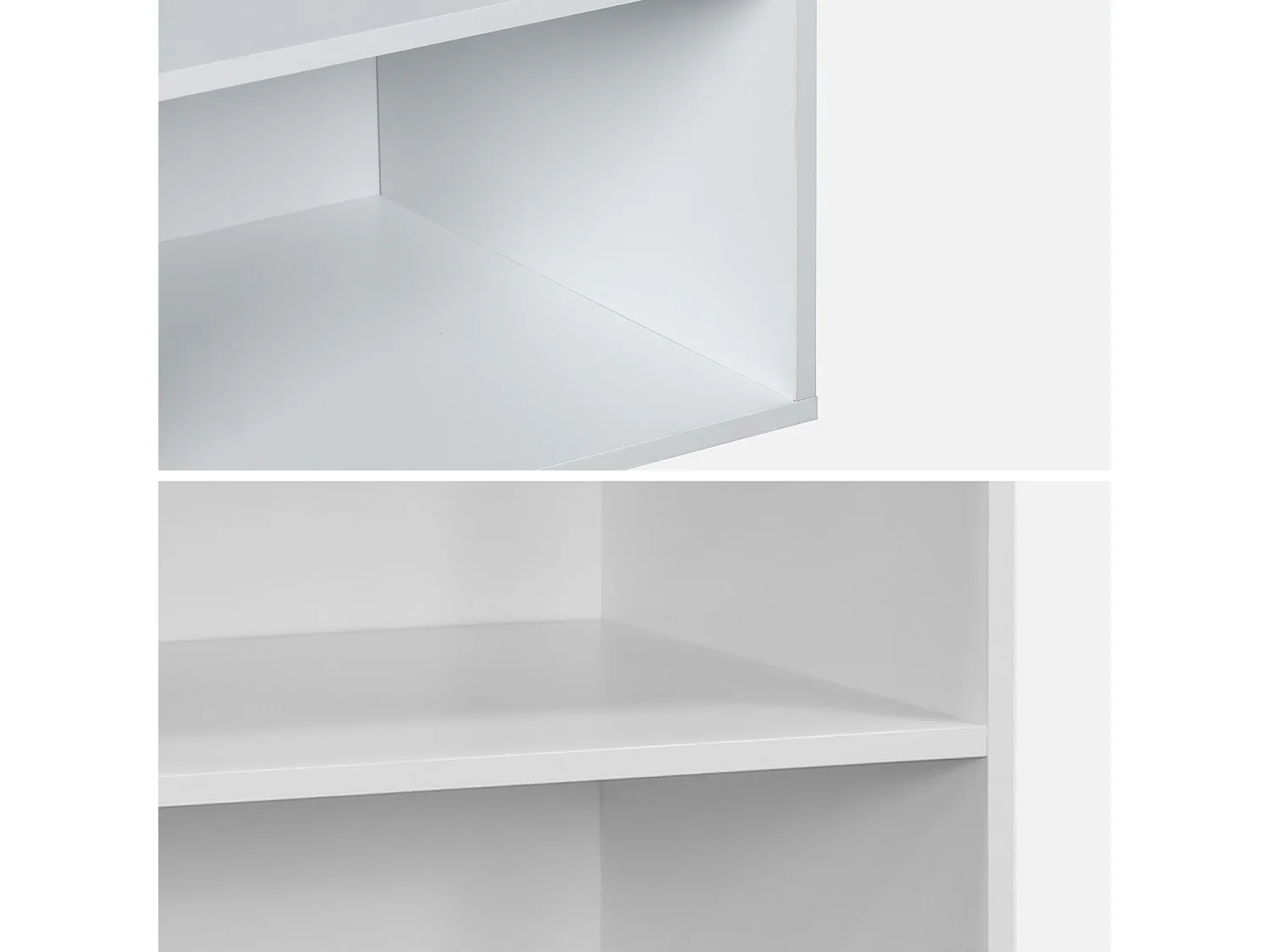 Modulo armadio con 5 ripiani, bianco