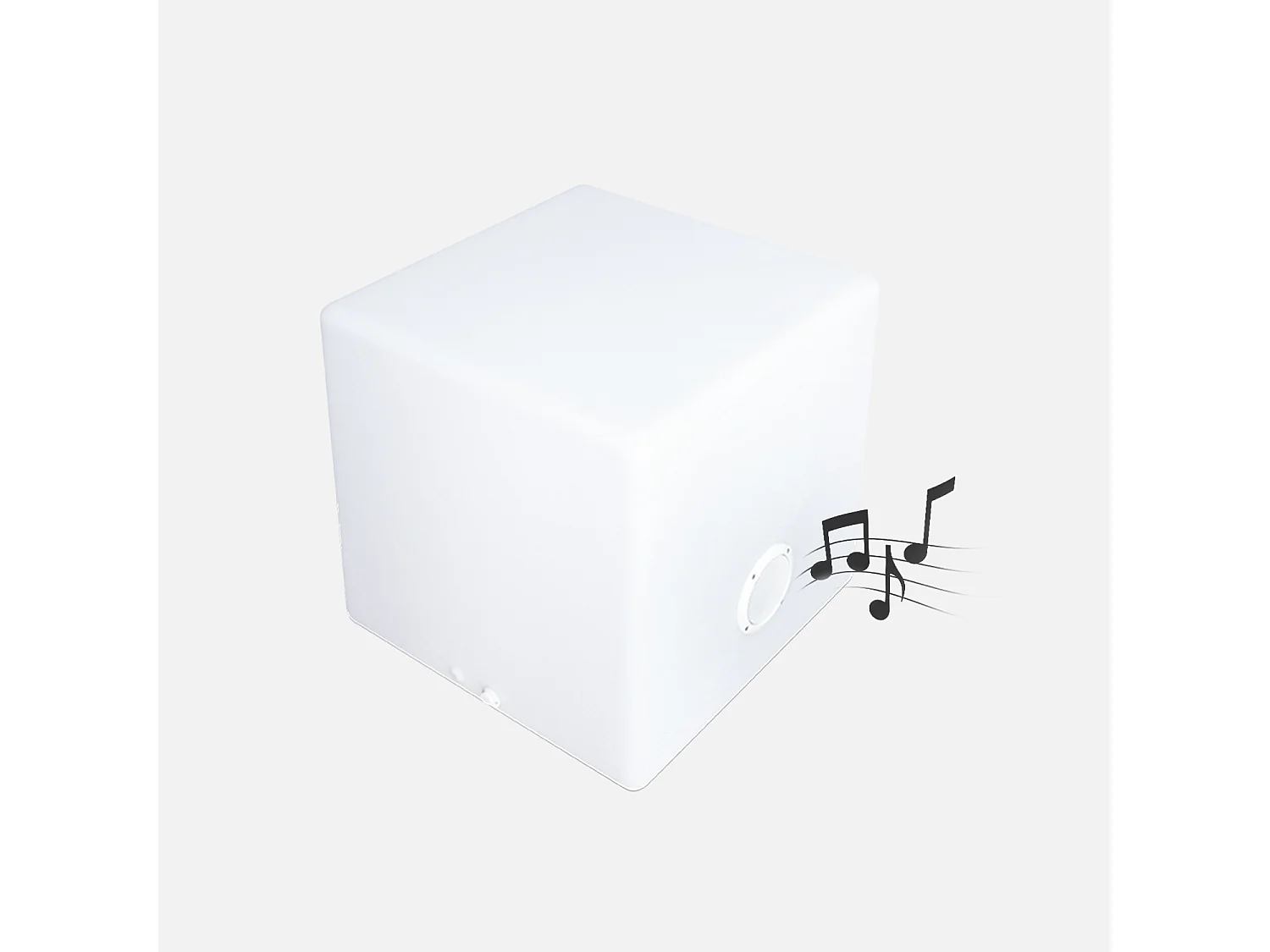 Enceinte Bluetooth lumineuse LED multicolore pour l'extérieur rechargeable - 7 couleurs