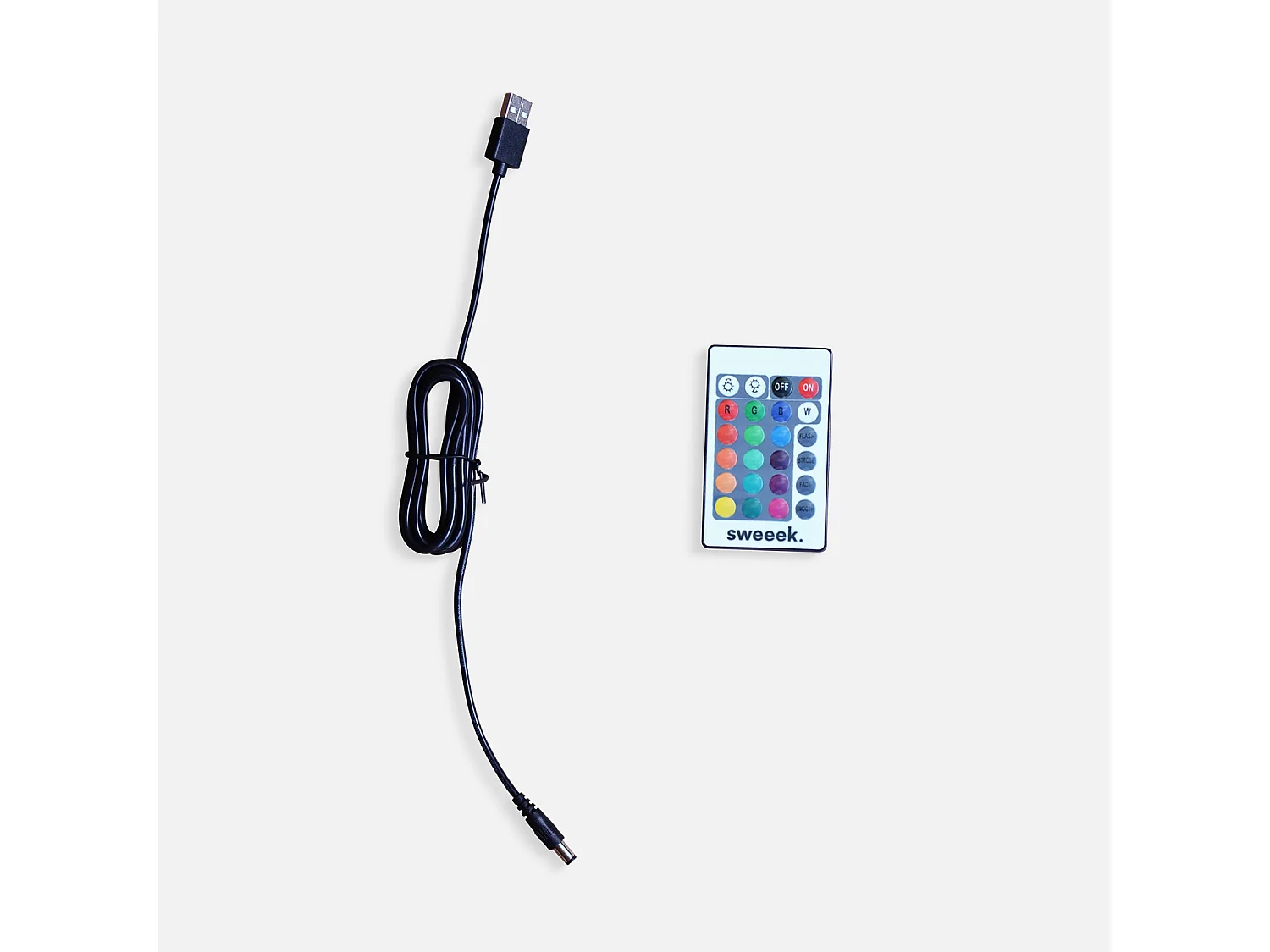 Jarrón con luz led a pilas para interior/exterior multicolor