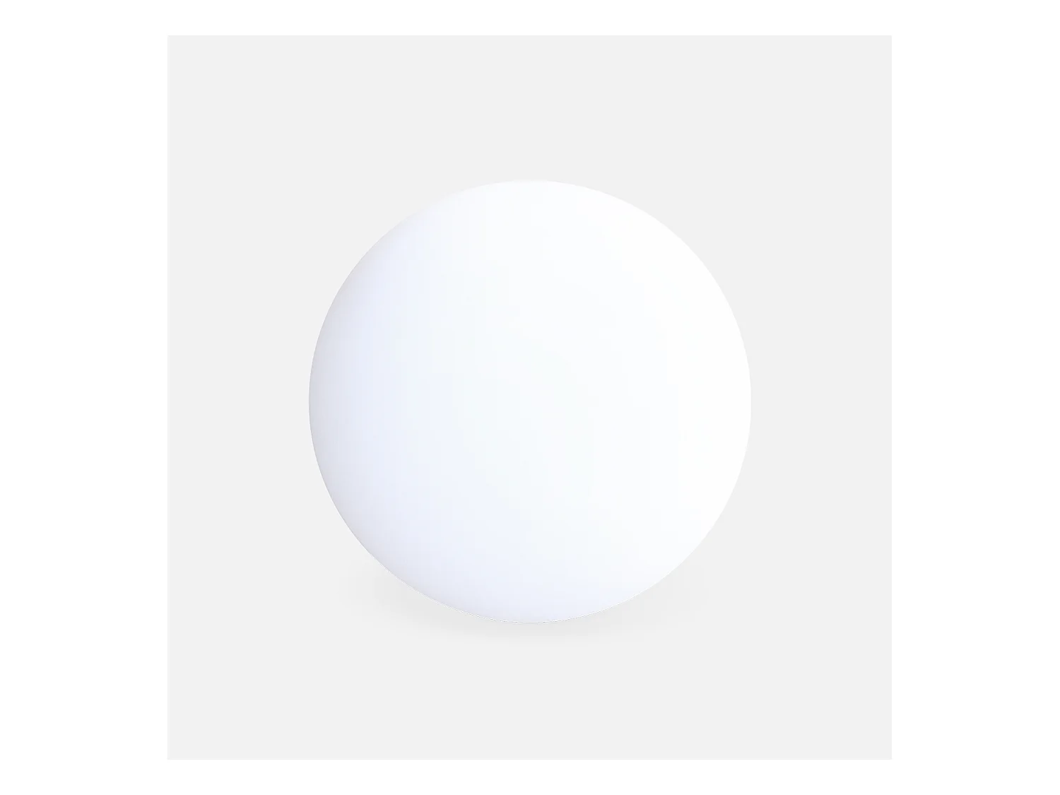 Bola luminosa led inalámbrica, interior/exterior, 16 colores blanco