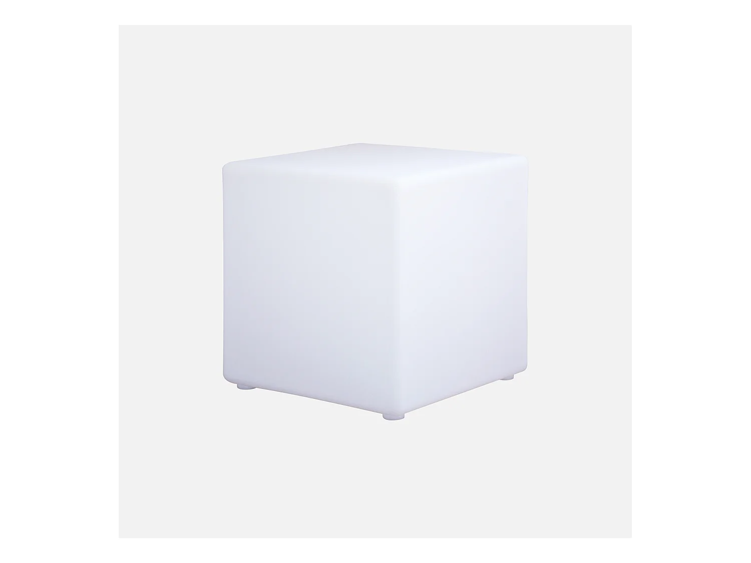 Lampada a cubo led colore bianco con batteria ricaricabile, multicolor