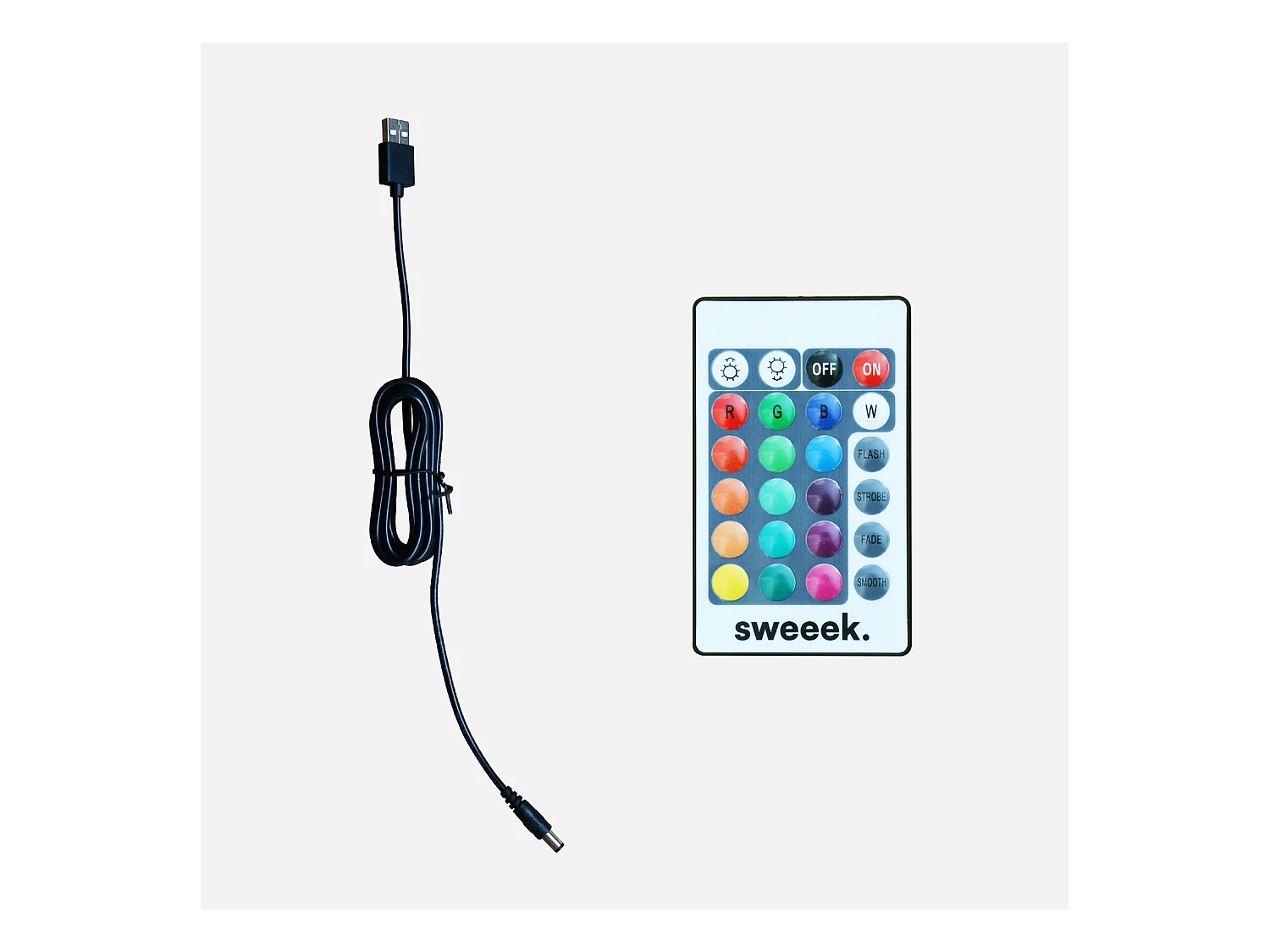 Lampada a cubo led colore bianco con batteria ricaricabile, multicolor