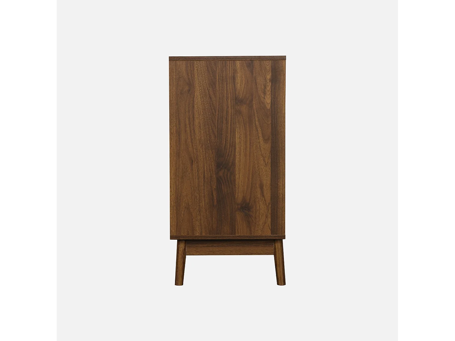 Commode de rangement décor bois de noyer. 3 tiroirs