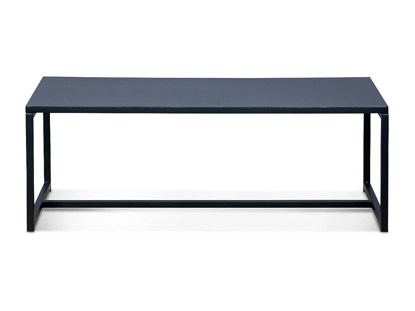 Mesa de centro de metal negro