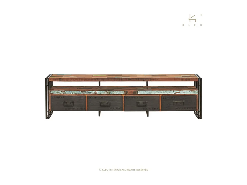 Nautical, meuble TV 4 tiroirs