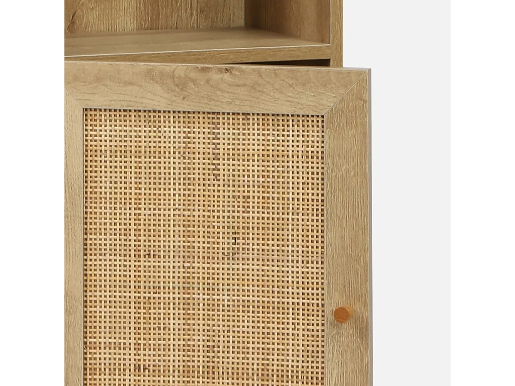 Columna de almacenamiento para cuarto de baño natural
