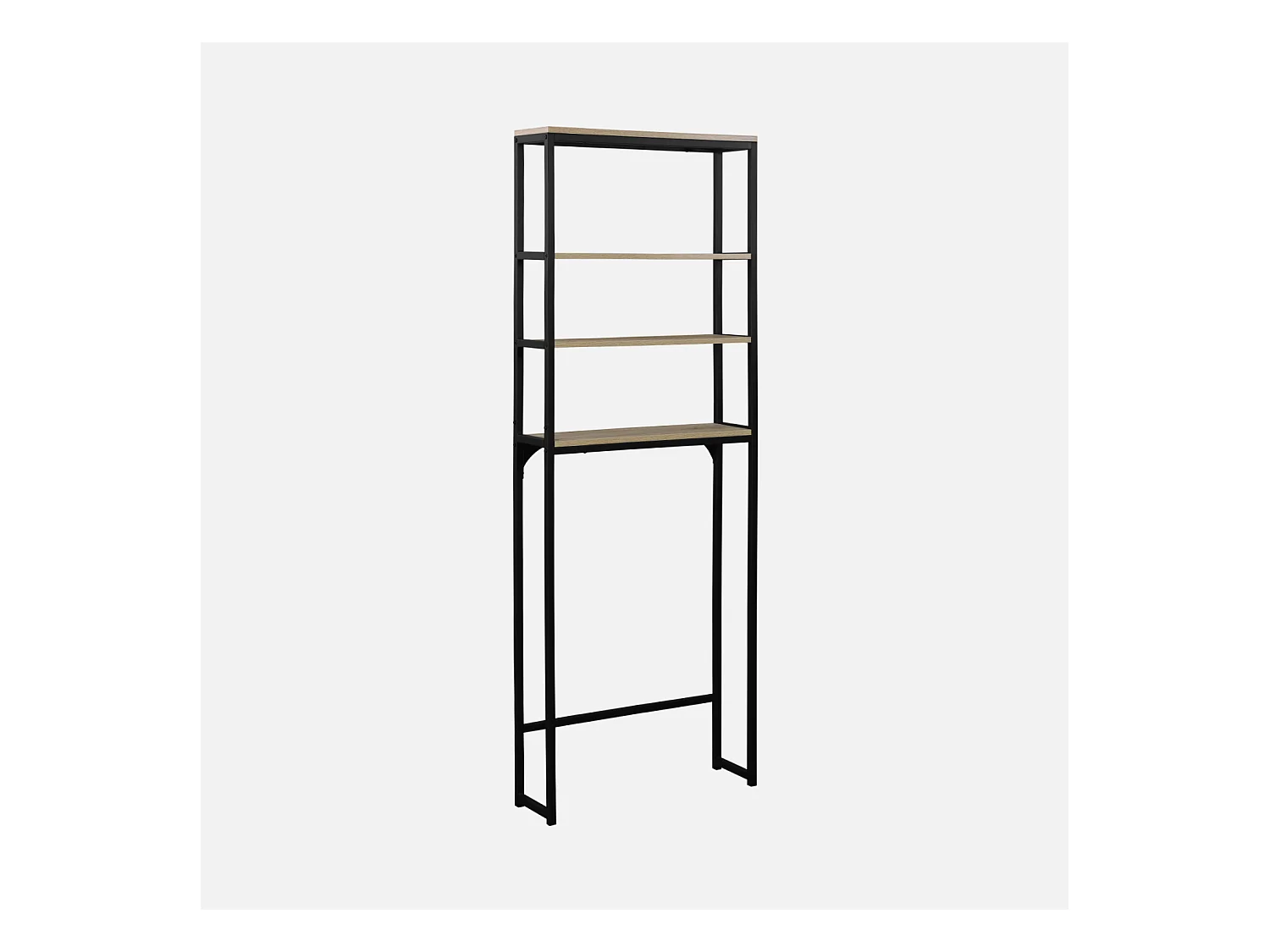 Meuble WC. Loft. 4 étagère de toilette L 64 cm x l 19 cm x H 178 cm