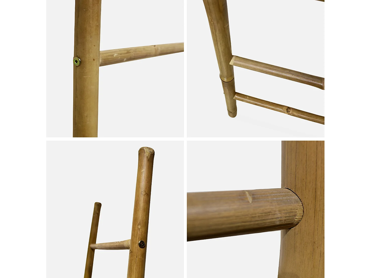 Echelle décorative. Fidji. 6 montants en bambou. L 49/52 x P 3 x H 190cm