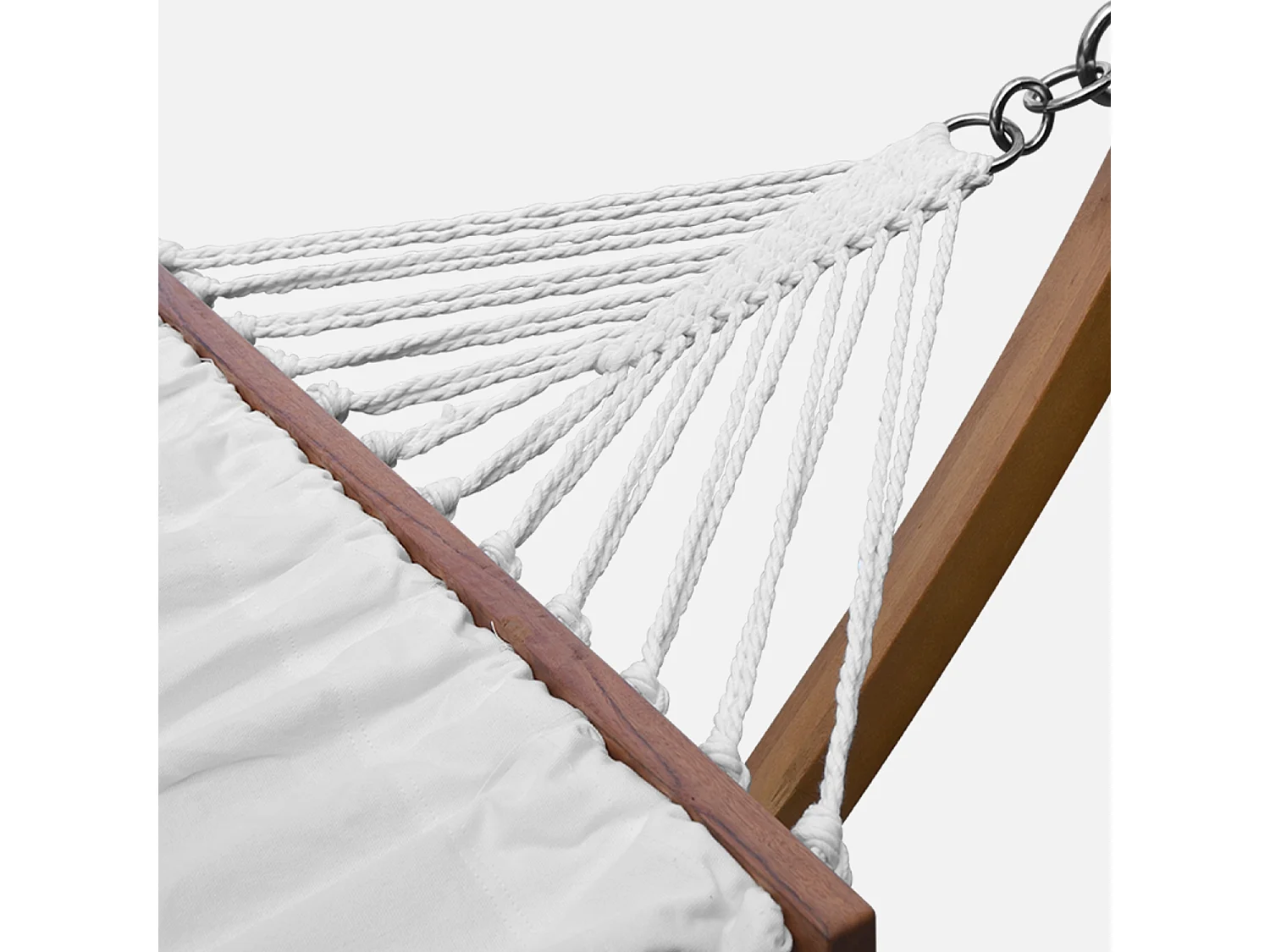 Hamac en bois - Hamaca - Hamac 317x100cm avec toile en coton