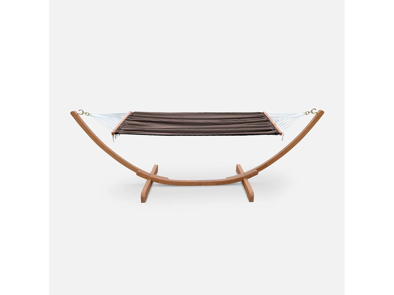 Hamac en bois - Hamaca - Hamac 317x100cm avec toile en coton