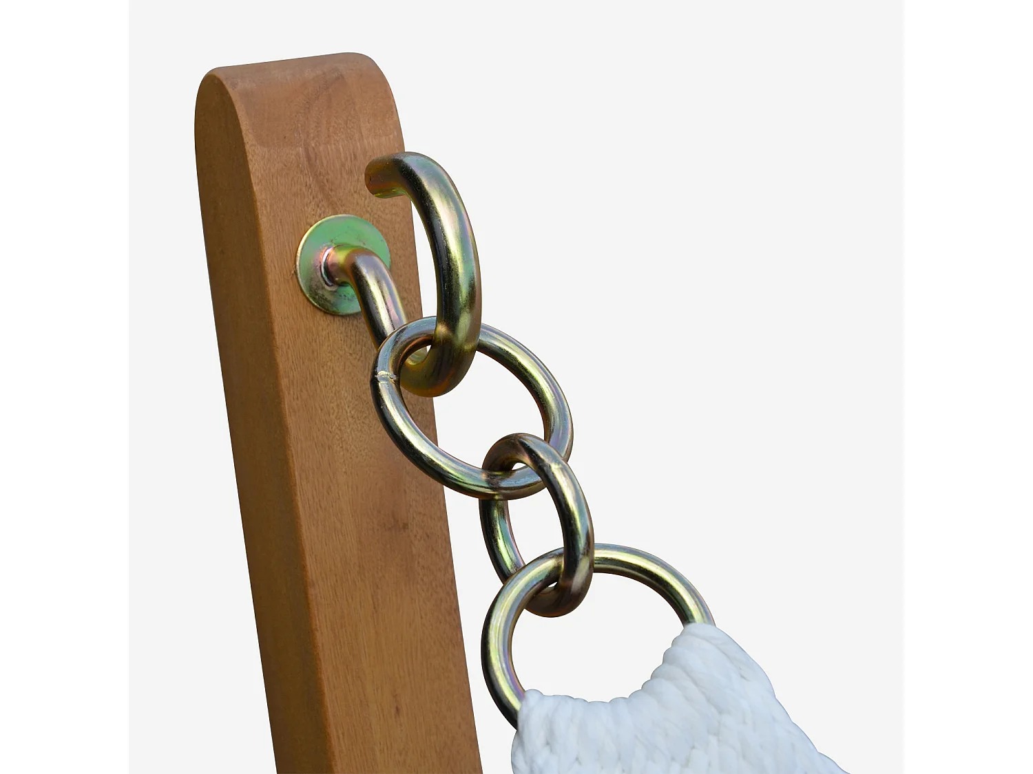 Hamac en bois - Hamaca - Hamac 317x100cm avec toile en coton