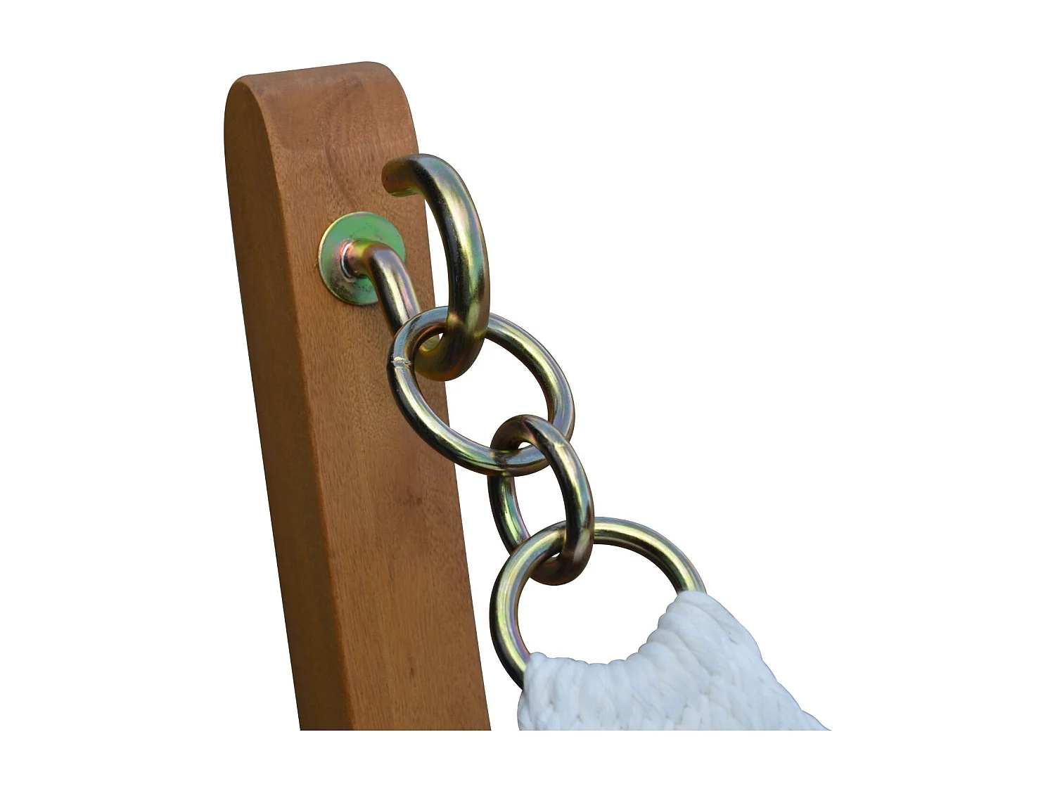 Hamac en bois - Hamaca - Hamac 317x100cm avec toile en coton