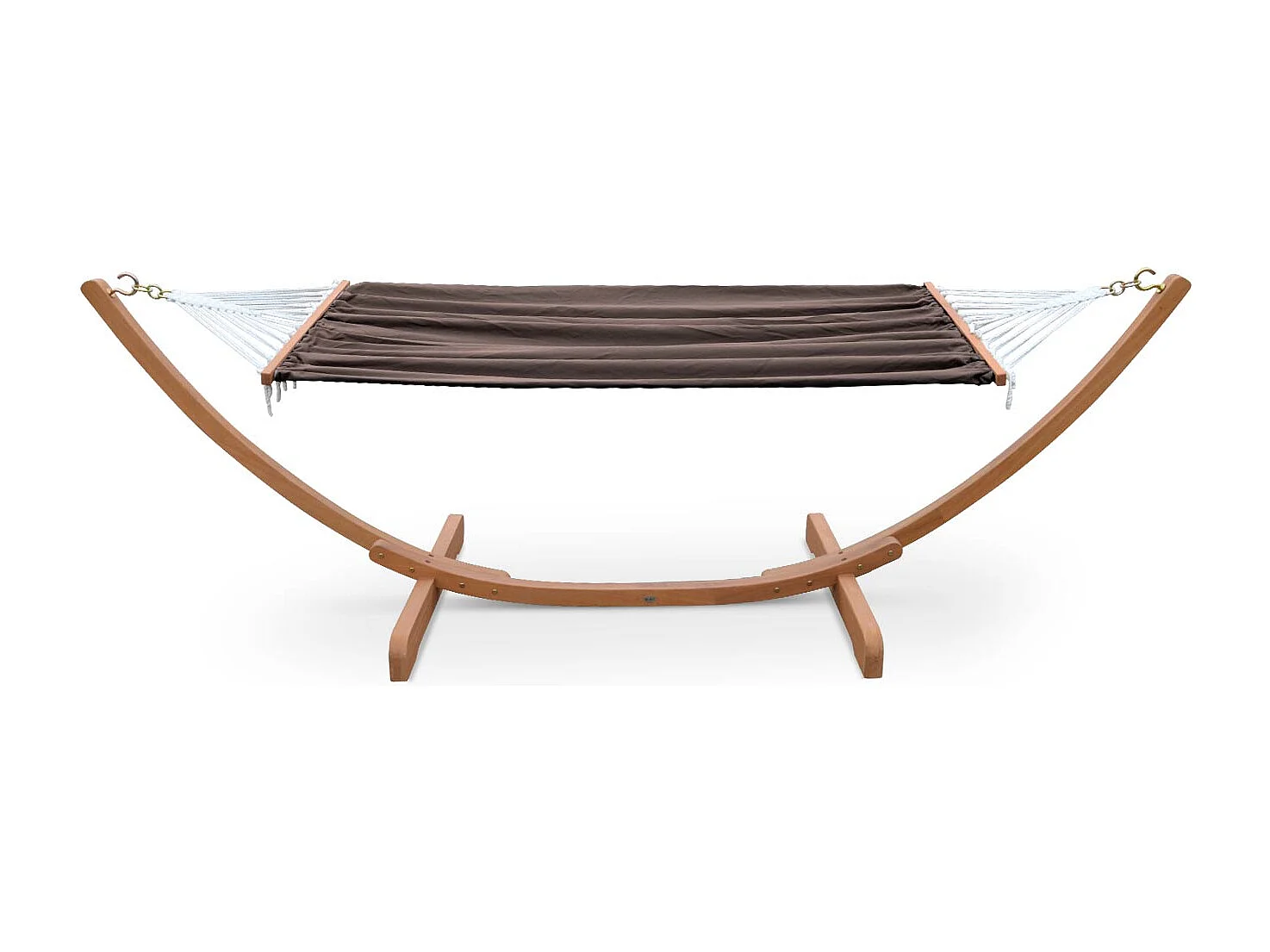 Hamac en bois - Hamaca - Hamac 317x100cm avec toile en coton