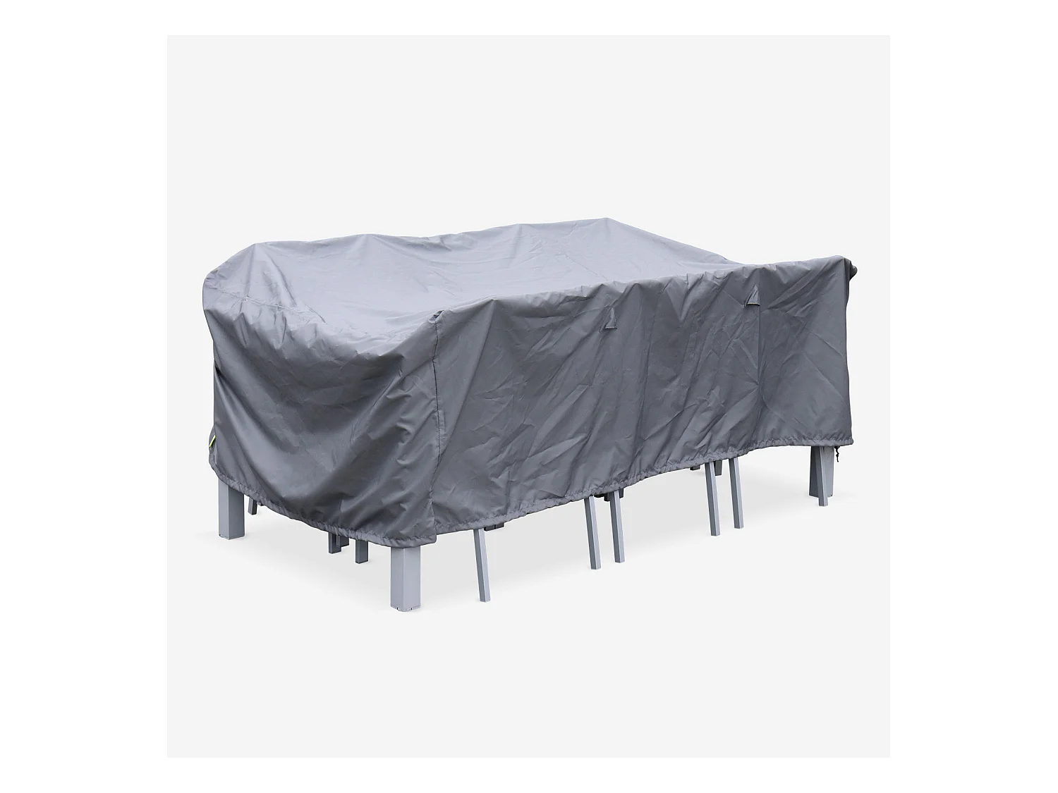 Funda protectora para la mesa de jardín gris oscuro