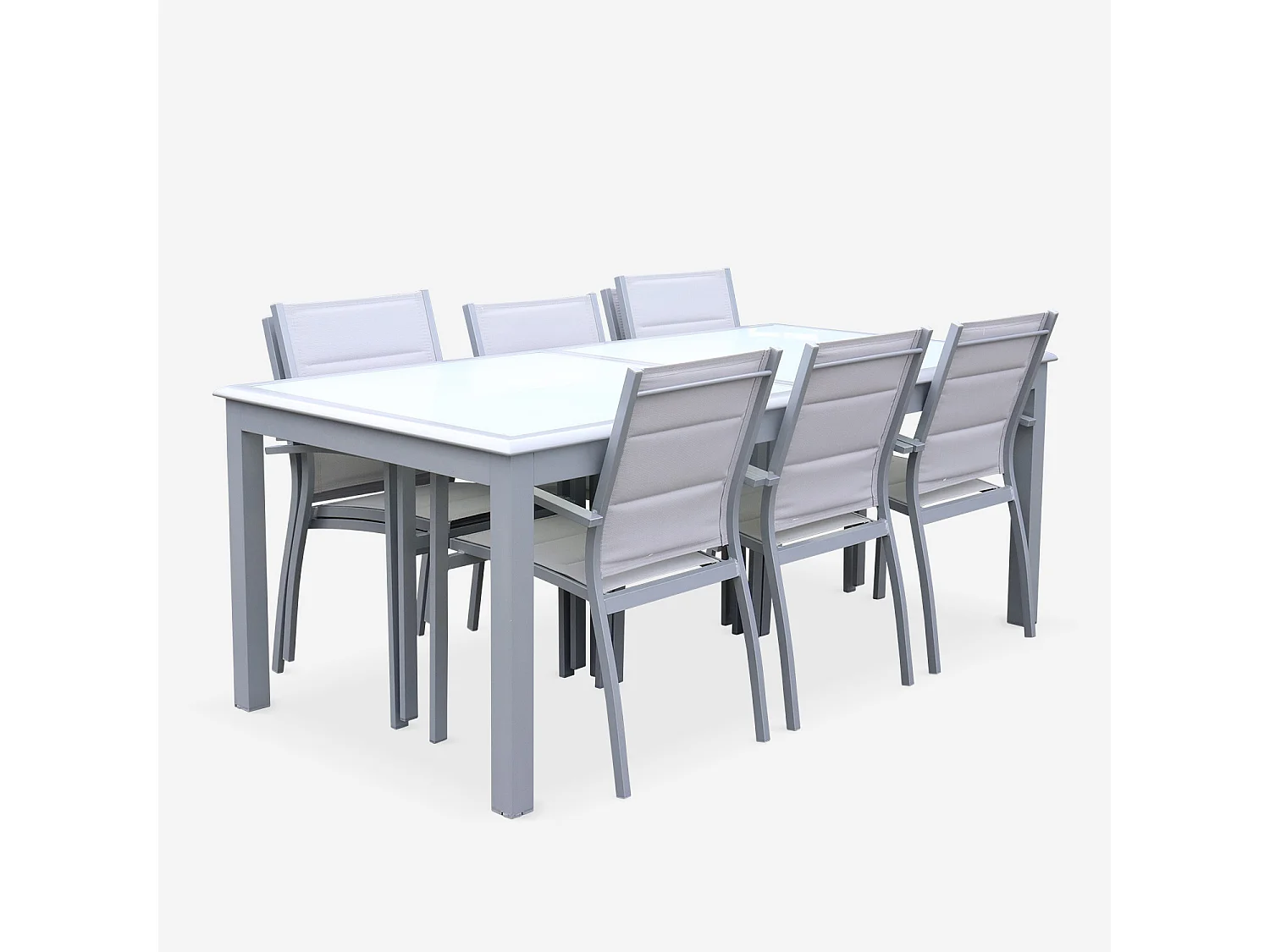 Funda protectora para la mesa de jardín gris oscuro