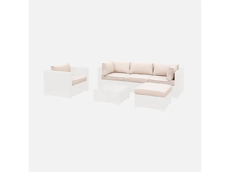 Set fodere per salotto caligari, beige