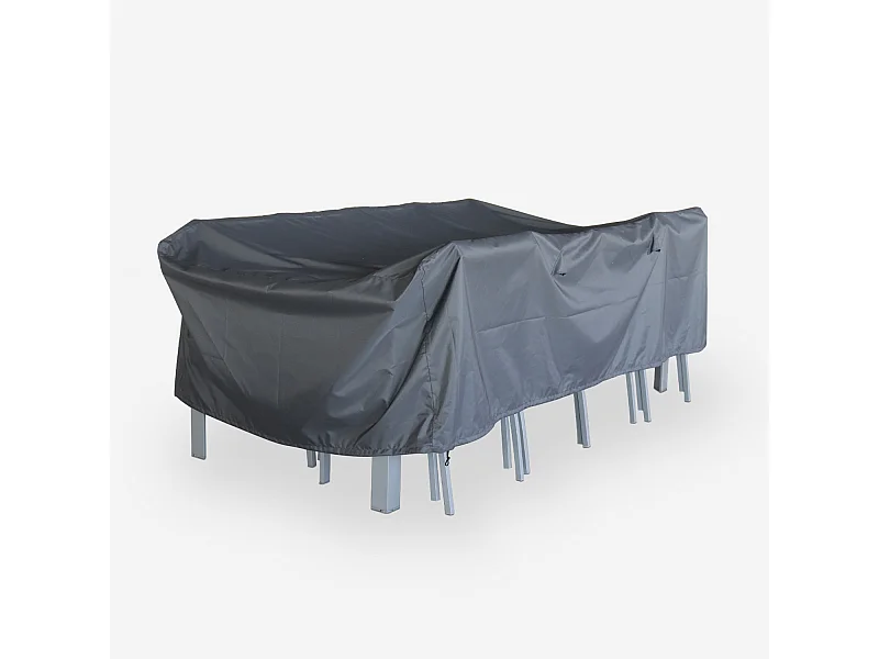 Funda protectora para las mesas de jardín gris oscuro